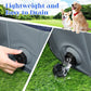 Foldable Dog Bath Swimming Pool 71'' Plastic Kiddie Pool Professional Tub Collapsible Grooming Bathtub for Pets Kids Baby and Toddler, 71 x 12 Inches Gray