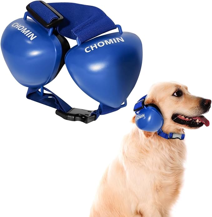 Dog Ear Muffs for Noise Protection, 29dB NRR Dog Earmuffs, Noise Cancelling Headphones for Dogs