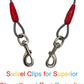 Petest 40ft Tie-Out Cable with Crimp Cover for Super Dogs Up to 250 Pounds