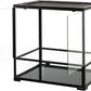 REPTIZOO 45 Gallon Glass Reptile Terrarium 24" x 18" x 24" Knock-Down Reptile Tank with Double Hinge Door and Top Screen Ventilation Easy Assembly Terrarium