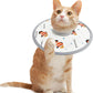 LOS ANDES Cat Recovery Collar, Adjustable Cat Protective Collar Alternative After Surgery, Protect Cat Neck Cones to Stop Licking Wound, Lightweight Elizabethan Collar for Kitten,Puppy