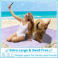 Oversized Turkish Beach Towel Blanket XXL Cotton Sandproof Towels Boho Woven Extra Large Big Sand Free Giant Throw Thick Blankets Huge Quilt XL Picnic Camping Necessities Cloud For Adult Gifts