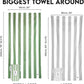 Dock & Bay Beach Towel - Quick Dry, Sand Free - Compact, Lightweight - 100% Recycled - Includes Bag - Cabana - Set E (4), Large (160x90cm, 63x35)