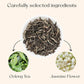 Blendart Jasmine Oolong Tea bags 100 Count | Oolong tea bags for weight loss | Premium High Mountain Oolong Tea leaves | Naturally Caffeinated Tea | Flower Scented Tea | Pyramid Tea bags