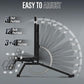 Mikolo Power Cage, Power Rack with Cable Crossover System, 1500LBS Squat Rack with LAT Pull Down System, Workout Cage with Pulley System for Fitness Home Gym
