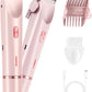 Bikini Trimmer for Women 2025 Upgrade Dual Head Shaver Women Ceramic Blades 2-in-1 Women's Body Shaver Electric Razor 90min Cordless Runtime Waterproof Travel Grooming Kit (Pink)