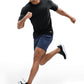 MIER Men's Dry Fit Workout T-Shirts Athletic Running Tee Short Sleeve Crew Neck Gym Tops, Polyester, Moisture Wicking