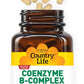 Country Life Coenzyme B-Complex, 60 Capsules – Supports Energy & Metabolism, Mood & Cognitive Function – Vegan, Gluten-Free, Bioavailable B Vitamins with Choline