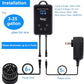 hygger Quiet Magnetic Aquarium Wave Maker, 1600GPH DC 12V Powerhead with Digital Led Display Controller, Submersible Water Inverter Circulation Pump for Fish Tank 3-25 Gallon