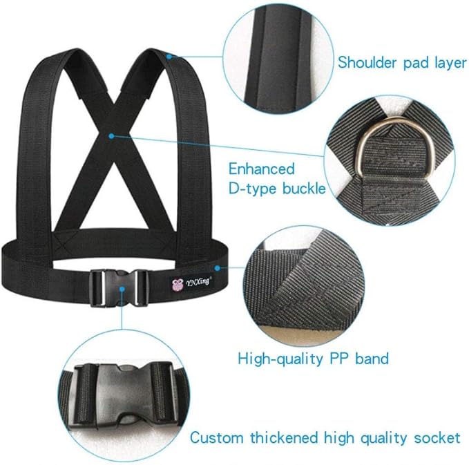 YNXing Resistance Training Rope Explosive Force Bounce Physical Training Resistance Rope Improving Speed, Stamina and Strength