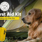Pet First Aid Kit for Dogs & Cats – 27 Key Items Emergency Kit with Mini Pouch for Boating, Sailing, Home, Office, Travel, Vacations & Outdoor Adventures
