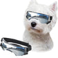 Lesypet Dog Goggles for Small Breed, Windproof UV Protection Small Dog Sunglasses Outdoor Walking Driving Pet Sunglasses Eye Protection with Adjustable Straps, Silver