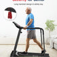 Redliro Walking Treadmill with Long Handrail for Balance, Recovery Fitness Exercise Machine Foldable for Home use with Holder for Phone & Cup,LCD Display, 300 lbs Capacity