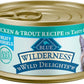 Blue Buffalo Wilderness Wild Delights Meaty Morsels Wet Cat Food, High-Protein & Grain-Free, Made with Natural Ingredients, Chicken & Trout Recipe in Tasty Gravy, 3-oz. Cans (24 Count)