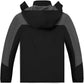 TEZO Mens Rain Jacket Waterproof with Hooded Hiking Coat Lightweight Windbreaker