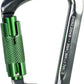 SEPEAK UIAA 30kN Climbing Carabiner Clips, Professional Heavy Duty Twist Locking Carabiners for Climbing,Mountaineering, Rappelling, Camping, Hiking, Swings, Large D Ring Hooks
