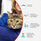 Cozy Comfort Carrier - Large Cobalt Blue Cat Carrier Soft for Grooming, Vet Visits, Medication Administration, Dental Care, Nail Trimming, and Car Travel