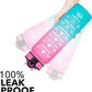 Hyeta 32 oz Water Bottles with Times to Drink and Straw, Motivational Water Bottle with Time Marker, Leakproof, Drinking Sports Water Bottle for Fitness, Gym and Outdoor