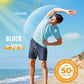 Boladeci Men's Swim Shirt Short Sleeve UPF 50+ Sun Protection SPF UV Moisture Wicking Lightweight Quick Dry Rash Guard