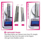 6.1" Comb with Rounded Ends Spine, Pet Comb for Professional Groomer Tool, for Short to Medium Haired Dog, Cat and other pets.