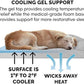 Furhaven Cooling Gel Dog Bed for Large Dogs w/ Removable Bolsters & Washable Cover, For Dogs Up to 95 lbs - Two-Tone Plush Faux Fur & Suede L Shaped Chaise - Stone Gray, Jumbo/XL