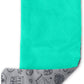 Paw Inspired Fitted Fleece Liner for Ferret Nation, Critter Nation Cage for Ferrets, Rats, Chinchillas, Hedgehogs & Other Small Animals (Green, Ramp Cover)