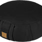 Round Zafu Meditation Cushion, D=15" H=5.5" Zabuton Meditation Pillow, Yoga Bolster/Pillow, Floor seat, Zippered Organic Cotton Cover, Natural Buckwheat, Kneeling Pillow