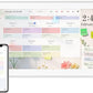 Digital Calendar 15.6 Inch, Electronic Calendar Chore Family Schedules, Smart Weekly and Monthly Planner, 1920 * 1080P IPS Touchscreen Interactive Display - Wall Mount White