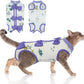 DENTRUN Cat Surgery Recovery Suit Anti Licking Spay Snuggly Vest, Pet Surgical Recovery Shirt After Surgery for Male Female Cat Small Dog Cone E-Collar Alternative