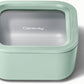 Caraway Glass Food Storage - 10 Cup Glass Container with Ceramic Coated Non-Stick Lids - Easy to Store, Non-Toxic, Dishwasher, Oven, & Microwave Safe
