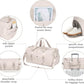 MABROUC Duffle Bag For Women, Sports Duffel Bag for Gym with Wet Pocket & Shoe Compartment, Overnight Weekender Travel Bag