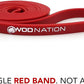 WOD Nation Pull Up Assistance Bands (10-175lbs Band) - Best for Pullup Assist, Chin Ups, Resistance Bands Exercise, Stretch, Mobility Work & Serious Fitness - 41 inch Straps