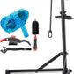 CXWXC Bike Repair Stand with Cleaner - Shop Home Bicycle Mechanic Maintenance Rack- Welded Head Height Adjustable for EBIKE Mountain Bikes and Road Bikes