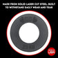 Micro Gainz Kilogram Fractional Weight Plate Set of 2 Plates, .25KG, .50KG or 1KG, Plate Set Designed for Olympic Barbells & Strength Training, Made in USA