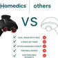 Homedics Handheld Back Massager, Dual Heated Nodes, Neck, and Body Percussion Massager with Interchangeable Nodes to Release Back, Neck, Shoulder Leg and Foot Tension