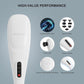 MEGAWISE Handheld Back Massager | Deep Tissue Percussion Relief for Back, Neck, Shoulders, Waist Legs, Full Body for Improved Blood Circulation and Fatigue Relief (Pearl White 6Ft Corded)