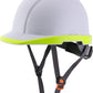 LOHASPRO Hard Hats Electrician Construction Work Safety Helmet Cap Style ANSI Z89.1 Approved OSHA Hardhat Men Electrical Worker Hard Hat with Chin Strap Type I Class C,E&G (P0 White)