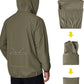 COOFANDY Men's Packable Rain Jacket Lightweight Waterproof Raincoat with Hood Travel Hiking Golf Windbreaker