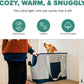 LeftPine x P.L.A.Y. Deluxe Dog Carrier Purse - Soft Sided Pet Travel Tote for Small Dogs & Puppies up to 16 Pounds - Built-in Safety Leash, Machine Washable Liner, Exterior Pocket (Navy Striped)