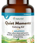 NaturVet Quiet Moments Calming Aid Melatonin Dog Supplement – Helps Reduce Stress in Dogs – for Pet Storm Anxiety, Motion Sickness, Grooming, Separation, Travel – 30 Ct. Tablets