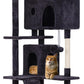FDW Cat Tree 70in Cat Tower Multi-Level Durable Cat Scratching Post & Cozy Fun Cat Jumping Platform Space Saving Cat Condo Pet Play House for Indoor Cats,Ashy
