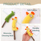 4-Piece Catnip Toys with Valerian Stick Catnip Toys with Various Cute Animal Styles, Plush Cat Toys for Indoor Cats, Cat Chew Toys Kitten Toys