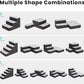 3-Step Adjustable Dog Stairs for Sofa and Couch, Dog Steps for Small Dogs and Cats, Foldable Pet Stairs for Low Bed Climbing, Non-Slip Pet Step Indoor, Grey