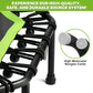 ONETWOFIT Foldable Rebounder Trampoline for Adults, 40/42/45” Mini Fitness Trampoline W/Adjustable Foam Handle Bungees, Quiet Exercise Trampoline for Personal Indoor Workout