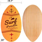 seething 35 Inch Skimboard with High Gloss Coat Wood Skim Board for Beginners,Kids, Teenagers, Adults and All Skimming