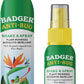 Badger Bug Spray, Family Friendly All Natural Mosquito Repellent w/Organic Essential Oils, Great Smelling Citronella Spray, Effective for 3 Hours, Combo 2-Pack 4 fl oz + 2.7 fl oz
