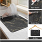 AMOAMI Coffee Mat Hide Stain Rubber Backed Absorbent Dish Drying Mat for Kitchen Counter - Fits Under Coffee Maker or Machine