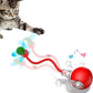 Interactive Cat Toys for Indoor Cats - Kitten Toy with Speedy Tail 2.0, Automatic Cat Toys for Bored Indoor Adult Cats, Motion-Activated, 2025 New Upgraded, USB Rechargeable (Red)