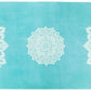 Yoga Design LAB | The Hand Towel | Premium Non Slip Hand Towel | Designed in Bali | Colorful Eco Printed + Quick Dry + Soft | Hot Yoga, Bikram, Ashtanga, Sport, Barre, Travel (Mandala Turquoise)