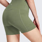 baleaf Women's 8"/ 5"/ 3" Biker Shorts High Waist Yoga Workout Gym Running Volleyball Spandex Shorts with Pockets
